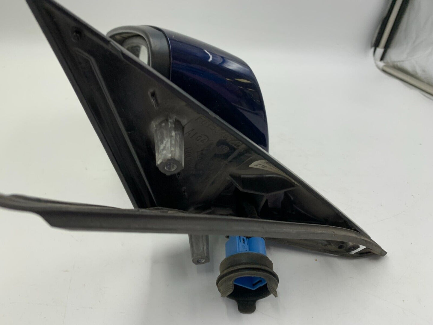 2011-2012 BMW 535i Driver Side View Power Door Mirror Blue OEM B02B28031