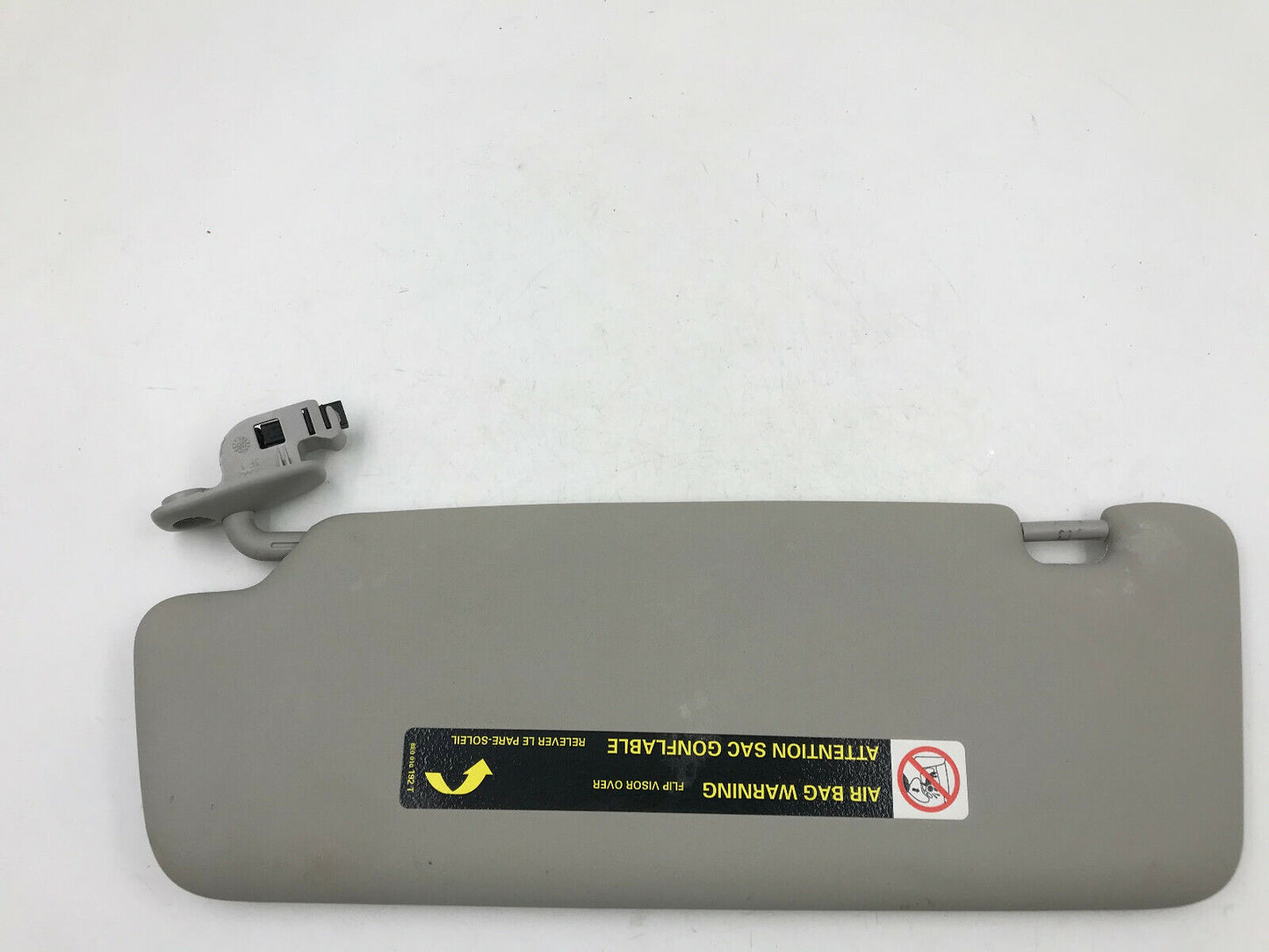 2002-2008 Audi A4 Sedan Passenger  Sunvisor Gray Illuminated OEM B01B17062