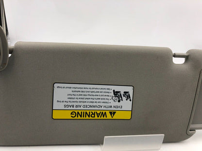 2010-2013 Kia Forte Passenger Sun Visor Sunvisor Gray A04B19068