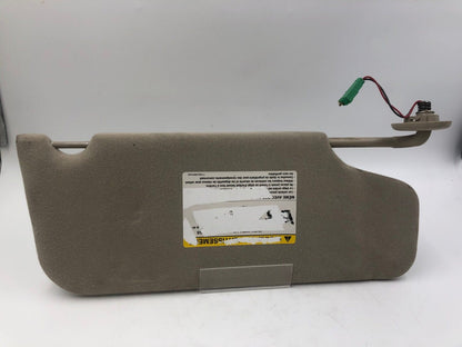 2008-2009 Ford Taurus X Driver Sun Visor Sunvisor Gray Illuminated OEM E02B25011