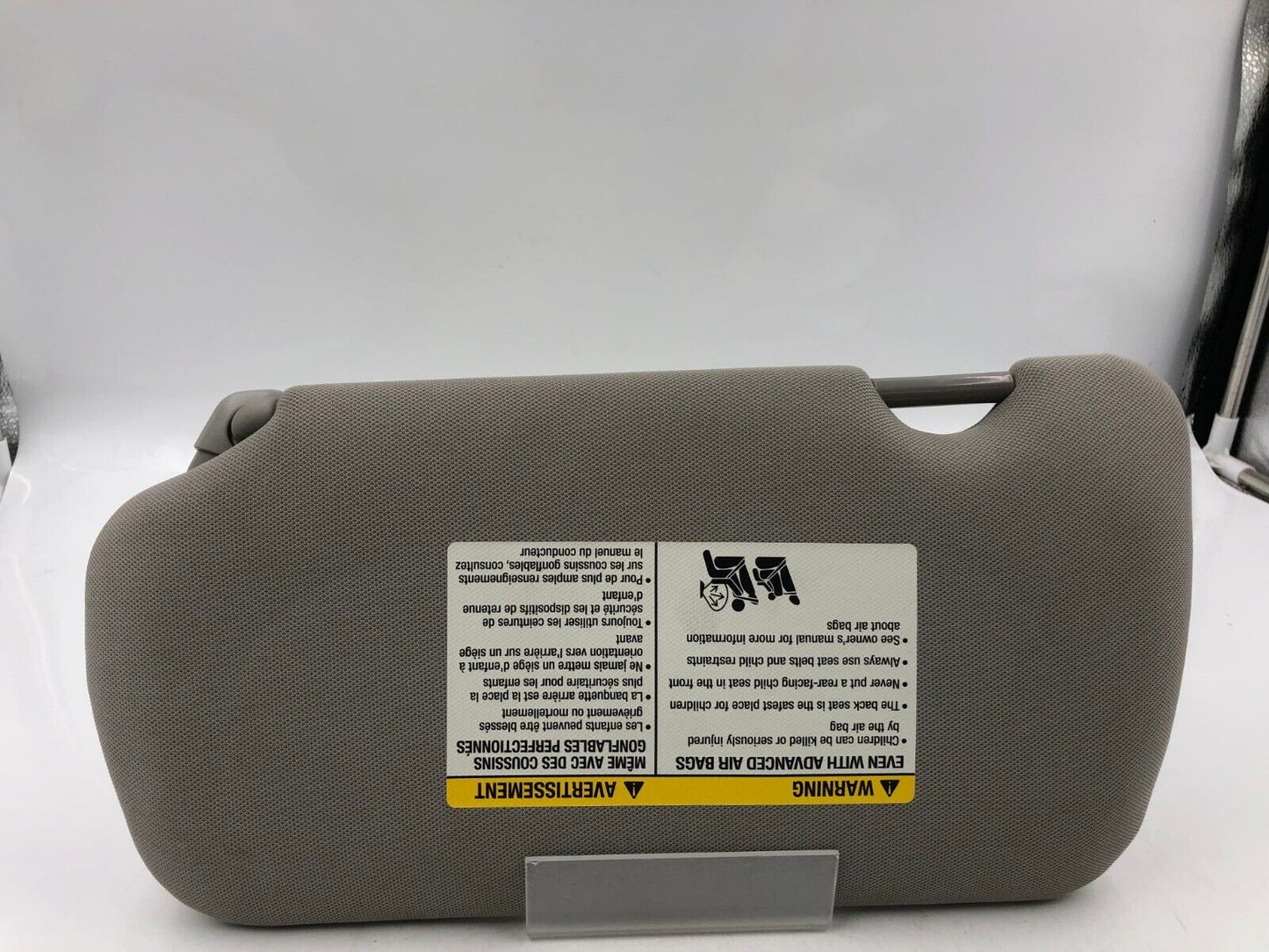 2013-2018 Nissan Altima Passenger Sun Visor Sunvisor Gray Illumination E03B52053