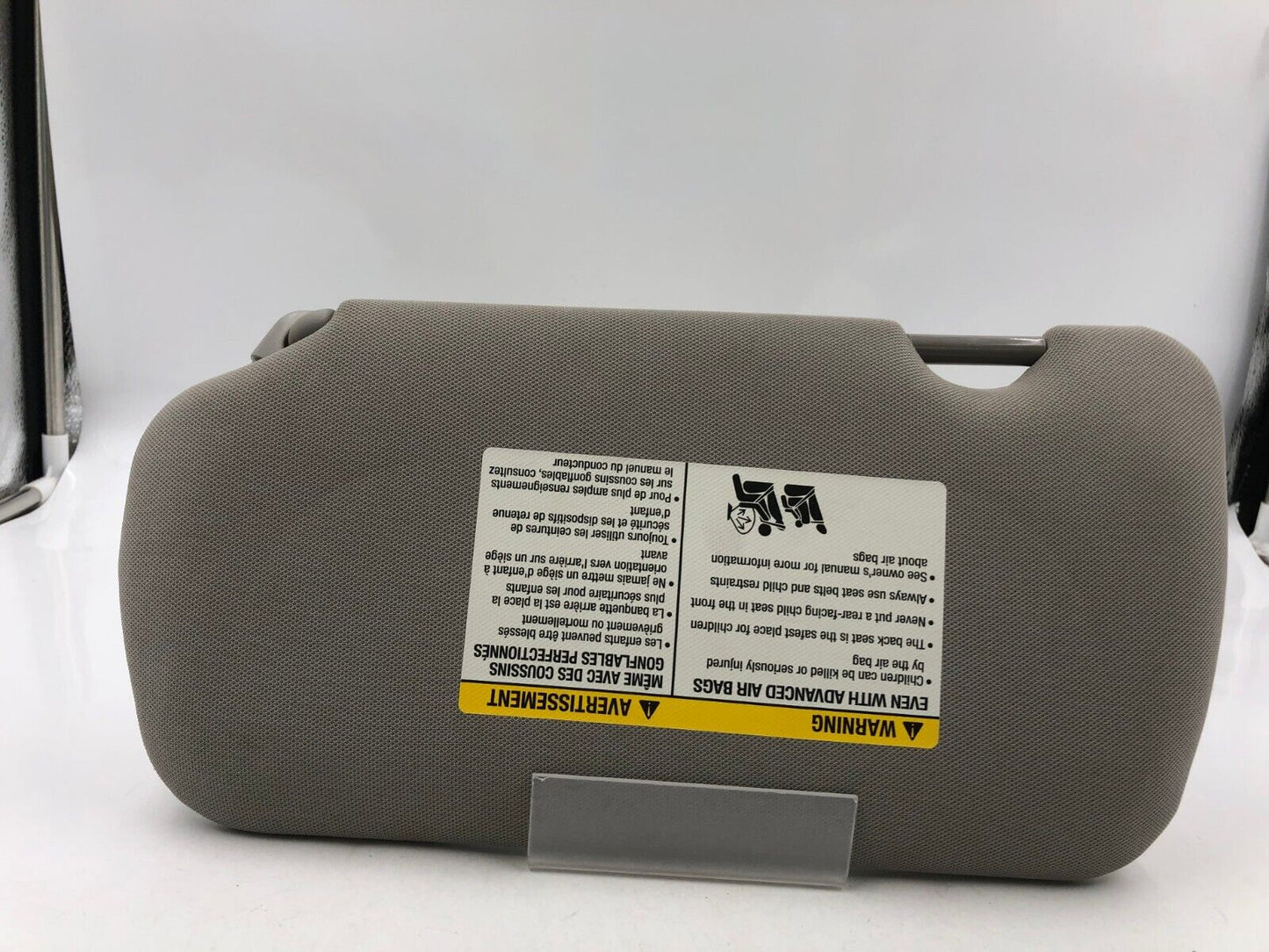 2013-2018 Nissan Altima Passenger Sun Visor Sunvisor Gray Illumination E03B52053