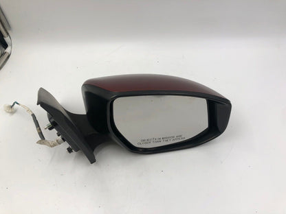 2016-2019 Nissan Sentra Passenger Side View Power Door Mirror Red OEM B04B03034