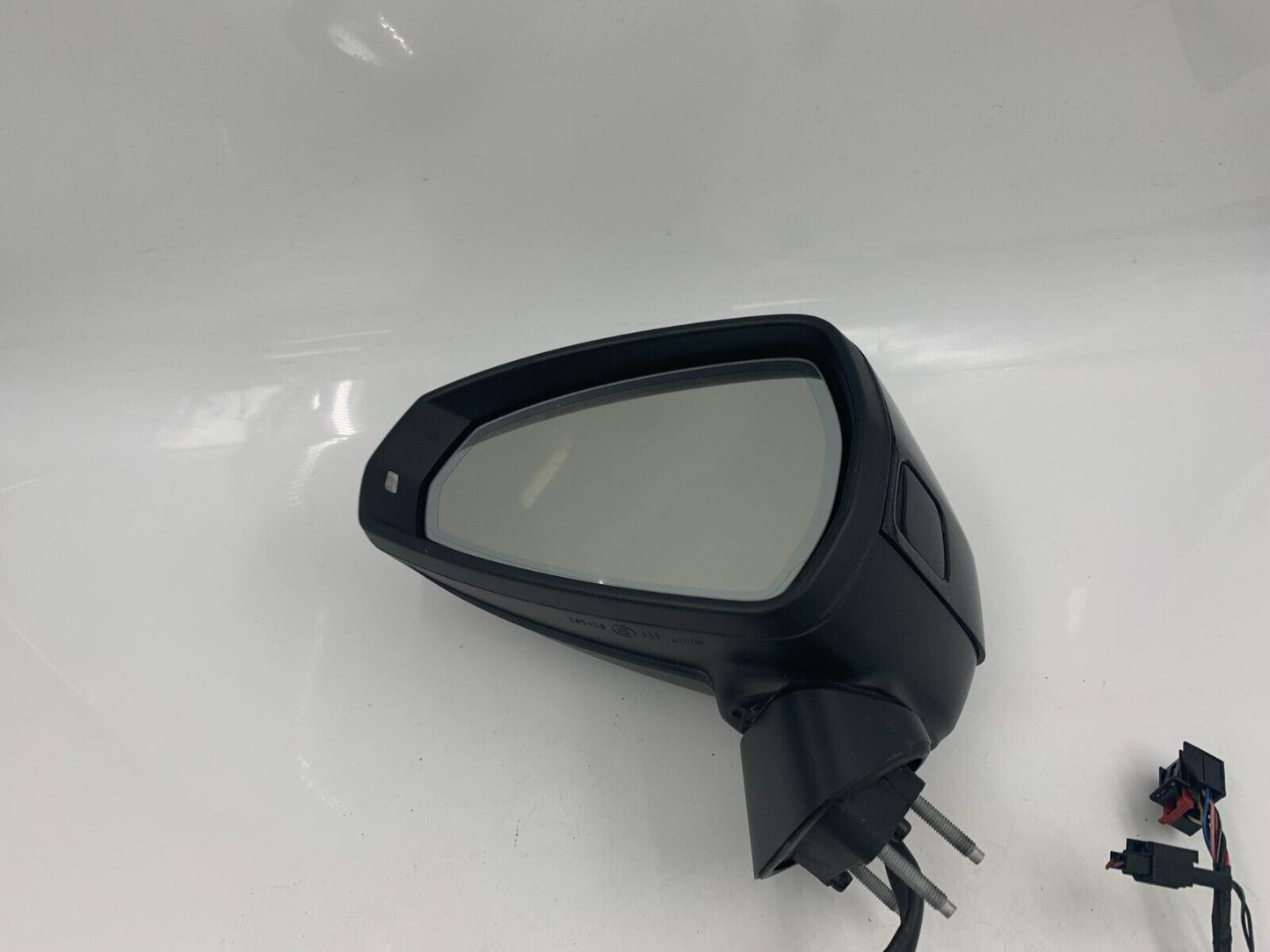 2018-2018 Audi S3 Driver Side View Power Door Mirror Carbon Fiber OEM C01B04054