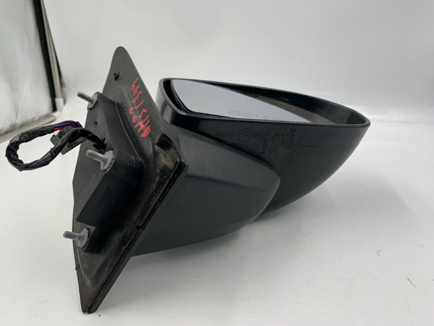 2007-2012 Jeep Compass Passenger Side View Power Door Mirror Black OEM C02B35041