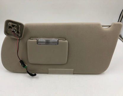 2009-2012 Ford Flex Driver Sun Visor Sunvisor Beige Illuminated OEM C04B19056