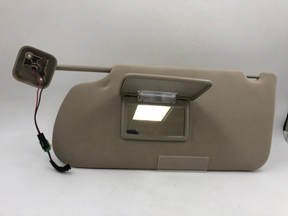 2009-2012 Ford Flex Driver Sun Visor Sunvisor Beige Illuminated OEM C04B19056