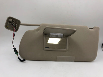 2009-2012 Ford Flex Driver Sun Visor Sunvisor Beige Illuminated OEM C04B19056