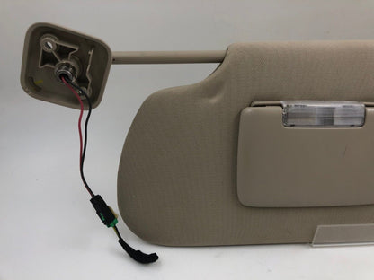 2009-2012 Ford Flex Driver Sun Visor Sunvisor Beige Illuminated OEM C04B19056