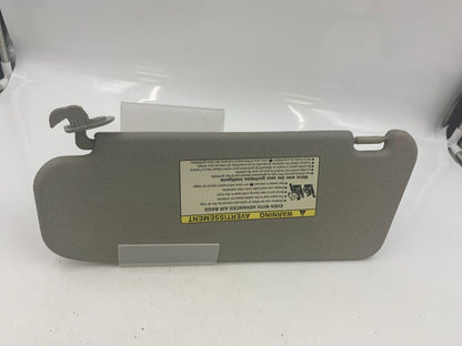 2006-2011 Chevy Aveo Passenger Sun Visor Sunvisor Gray OEM A01B19005