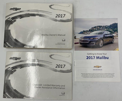 2017 Chevrolet Malibu Owners Manual Handbook Set OEM A01B55002