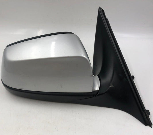 2009-2012 BMW 750i Passenger Side Power Door Mirror Silver NO MIRROR B02B26039