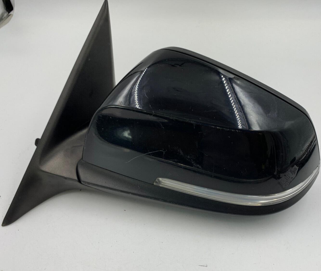 2013-2018 BMW 328i Driver Side View Power Door Mirror Black OEM B22005