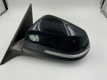 2013-2018 BMW 328i Driver Side View Power Door Mirror Black OEM B22005