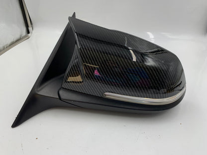 2014-2018 BMW 320i Driver Side View Power Door Mirror Black OEM E04B52022