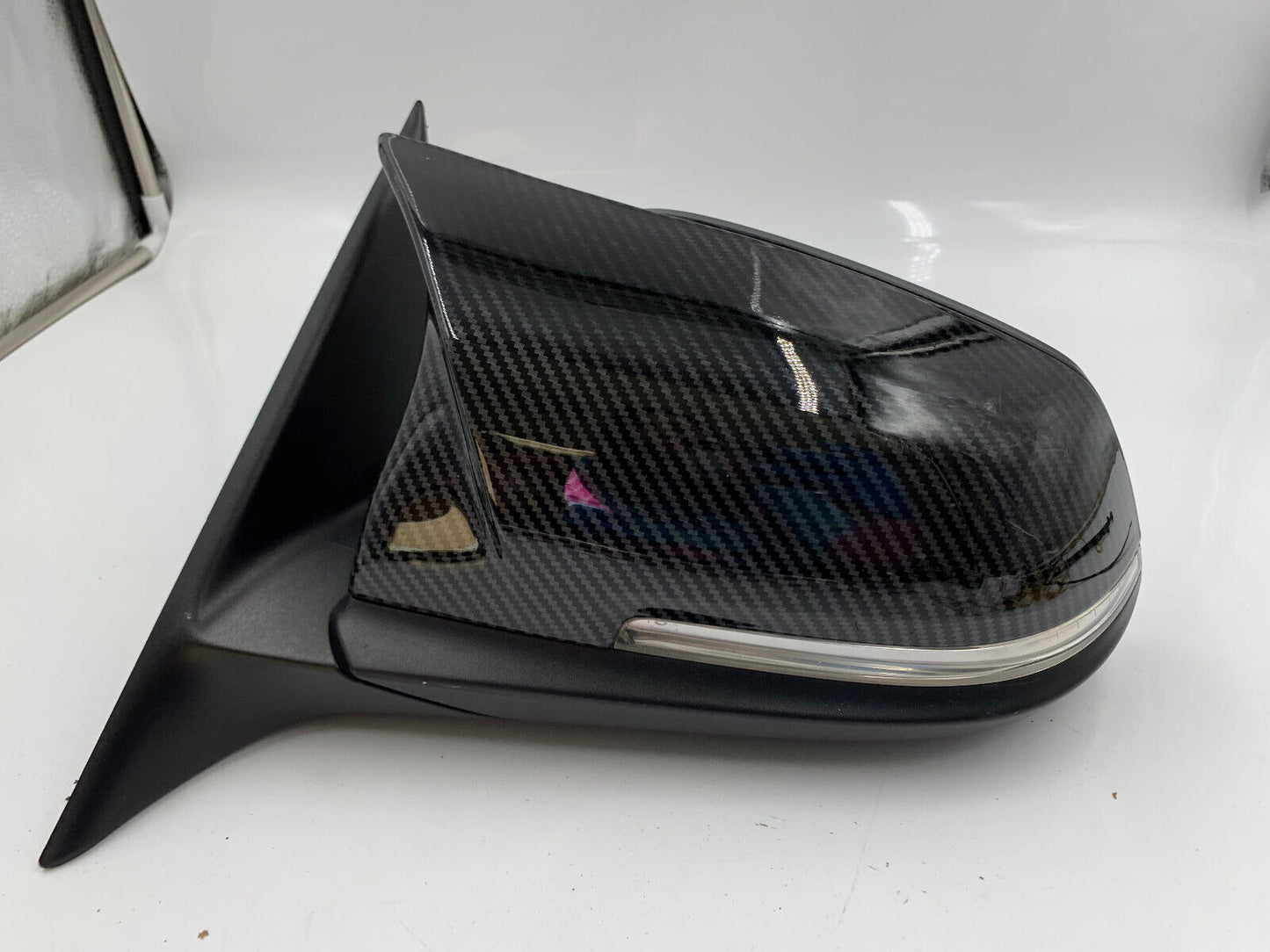 2014-2018 BMW 320i Driver Side View Power Door Mirror Black OEM E04B52022