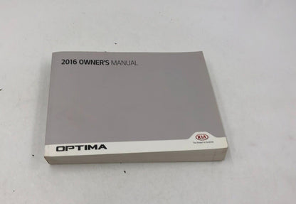 2016 Kia Optima  Owners Manual Handbook OEM A02B59011