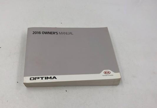 2016 Kia Optima  Owners Manual Handbook OEM A02B59011