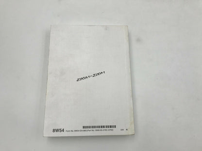 2007 Mazda 6 Owners Manual with Case OEM E01B10025