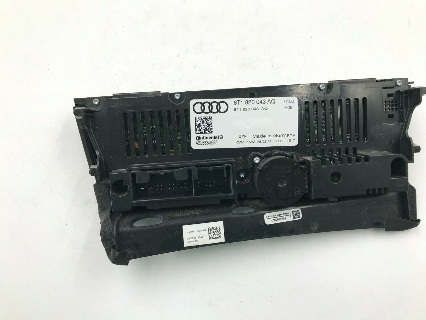 2010-2013 Audi A5 AC Heater Climate Control Temperature Unit OEM E01B52007