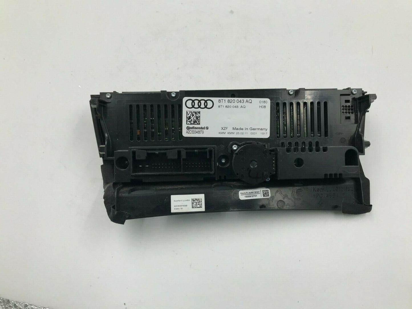 2010-2013 Audi A5 AC Heater Climate Control Temperature Unit OEM E01B52007