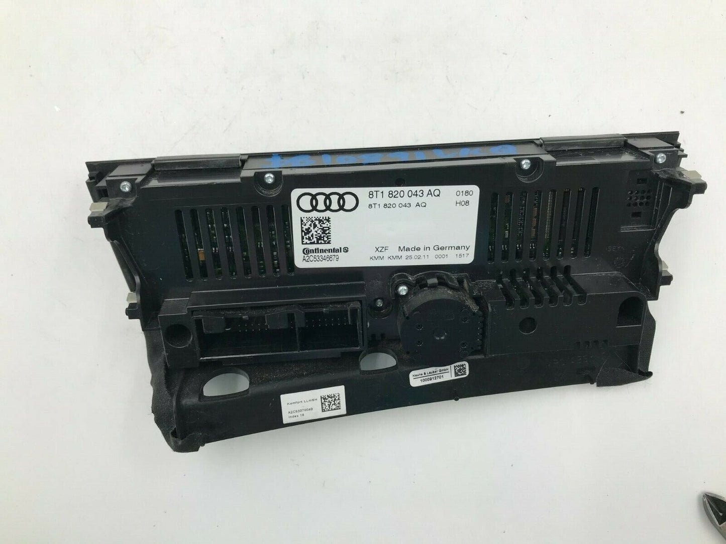 2010-2013 Audi A5 AC Heater Climate Control Temperature Unit OEM E01B52007