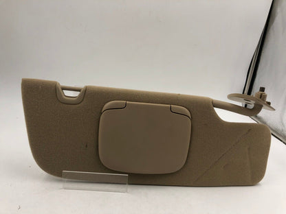 2005-2011 Ford Mustang Passenger Sun Visor Sunvisor Tan OEM C01B30045