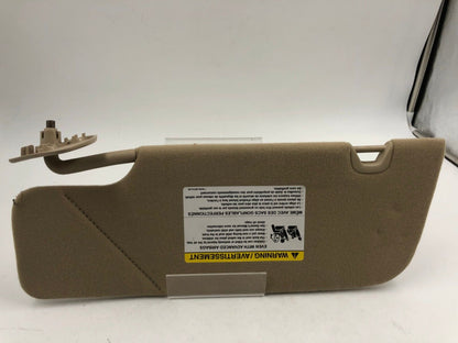 2005-2011 Ford Mustang Passenger Sun Visor Sunvisor Tan OEM C01B30045