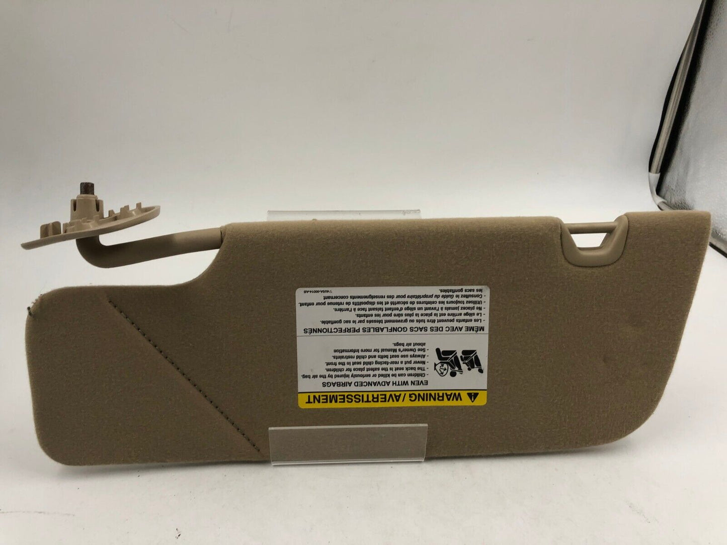 2005-2011 Ford Mustang Passenger Sun Visor Sunvisor Tan OEM C01B30045