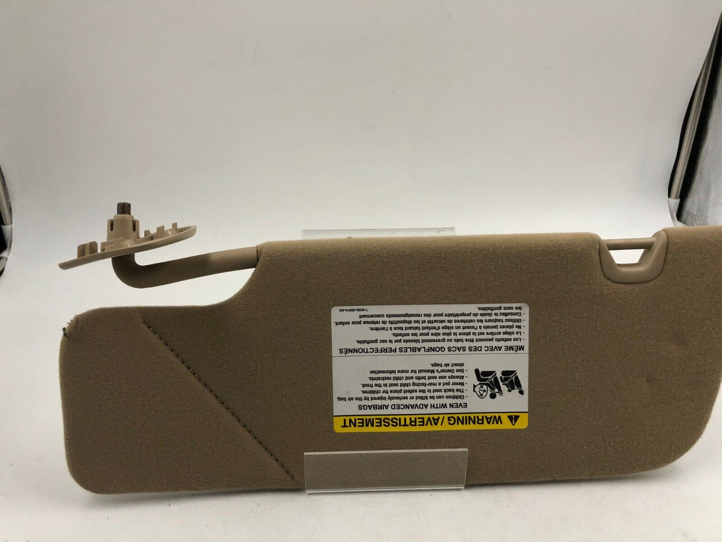 2005-2011 Ford Mustang Passenger Sun Visor Sunvisor Tan OEM C01B30045