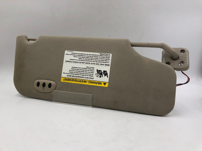 2010-2011 Ford Taurus Driver Sun Visor Sunvisor Gray Illuminated OEM B03B47057