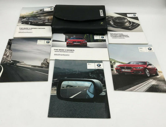 2013 BMW 3 Series Owners Manual Set with Case OEM B04B41088