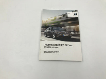 2013 BMW 3 Series Owners Manual Set with Case OEM B04B41088