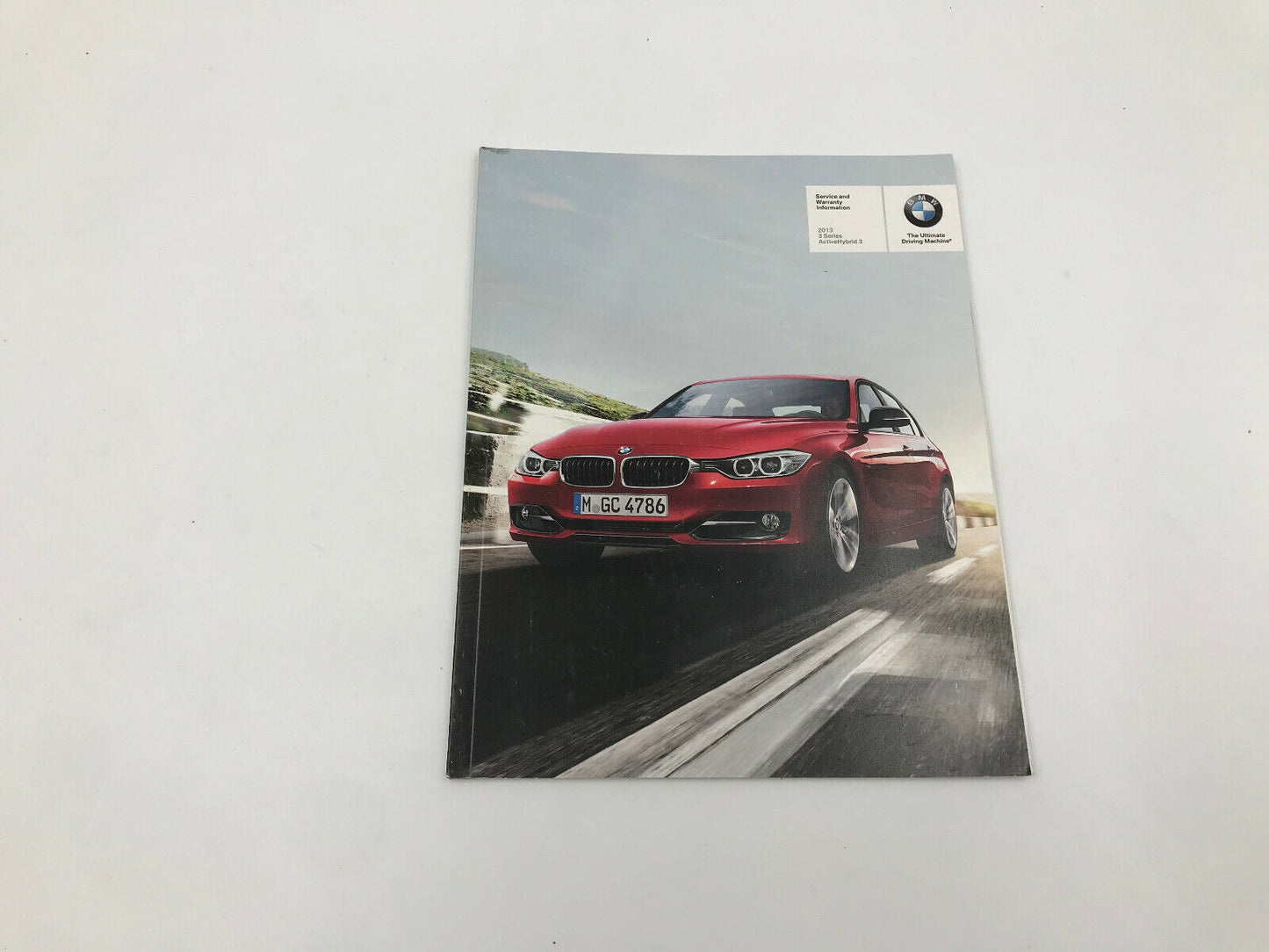 2013 BMW 3 Series Owners Manual Set with Case OEM B04B41088