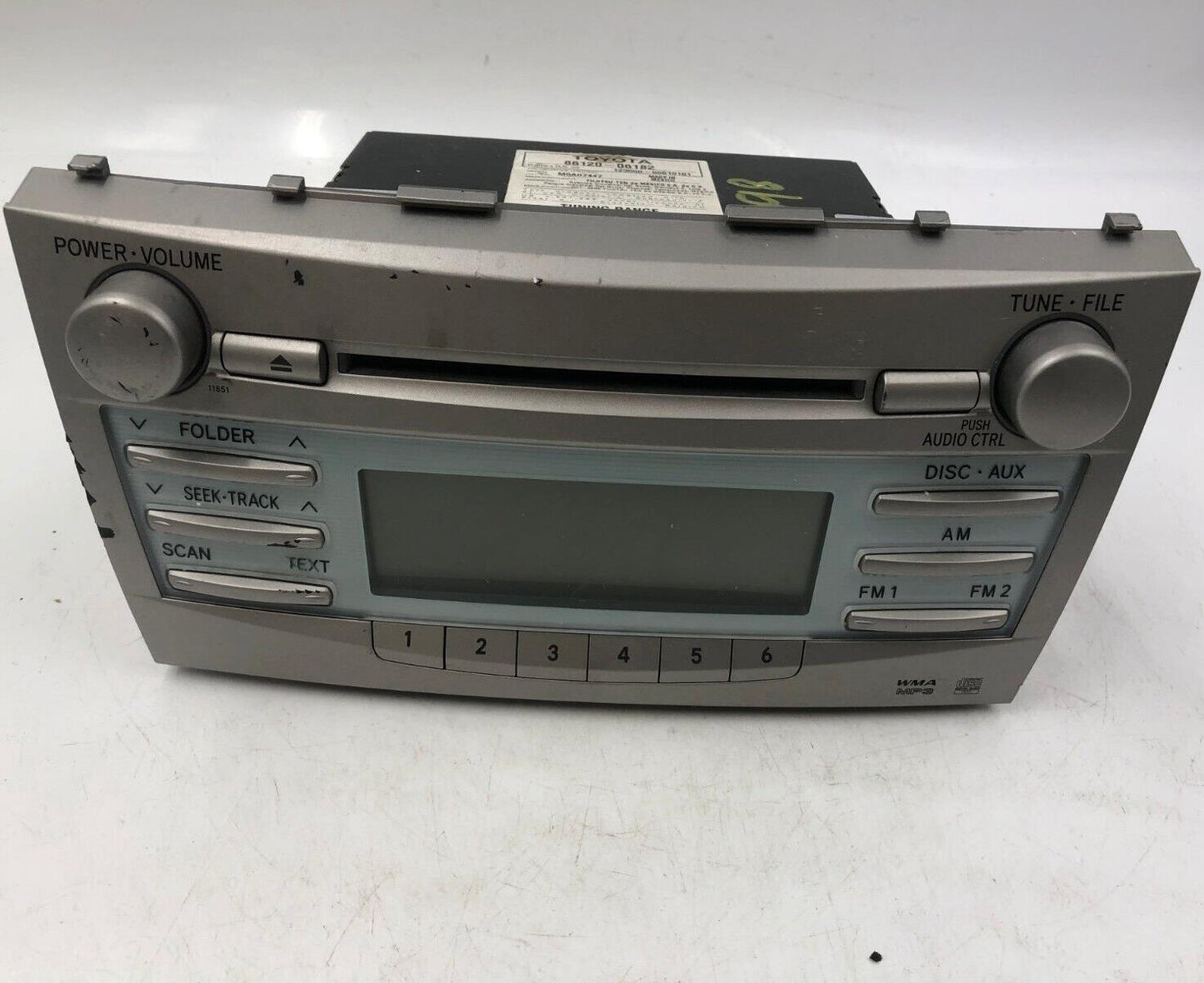 2007-2009 Toyota Camry AM FM CD Player Radio Receiver OEM B02B33056