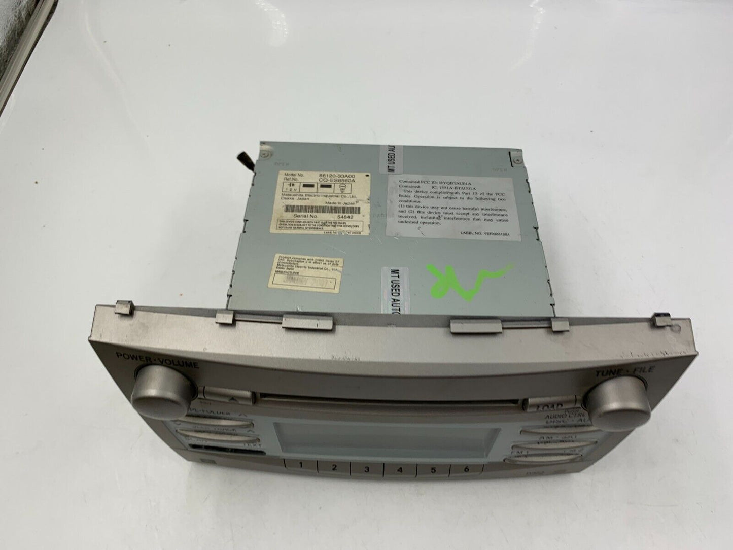 2007-2009 Toyota Camry AM FM CD Player Radio Receiver OEM C04B24041