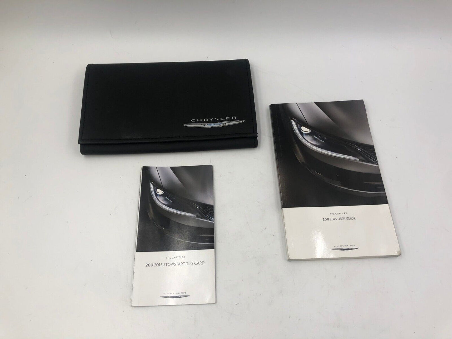 2015 Chrysler 200 Owners Manual Set with Case OEM F01B27048