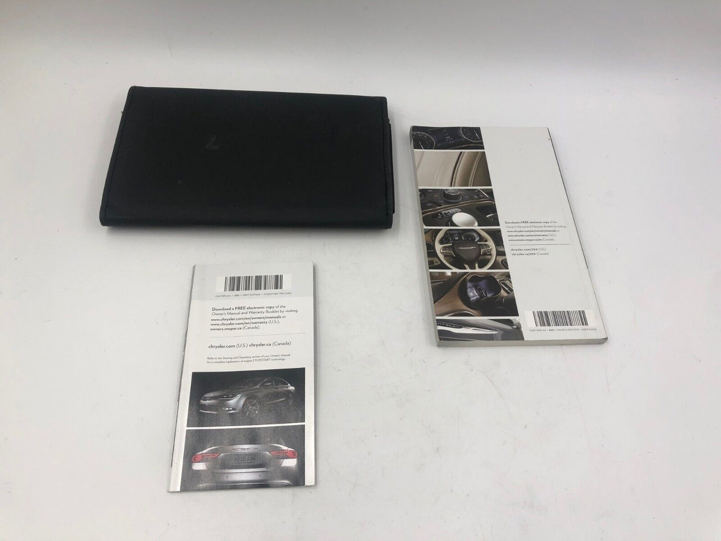 2015 Chrysler 200 Owners Manual Set with Case OEM F01B27048