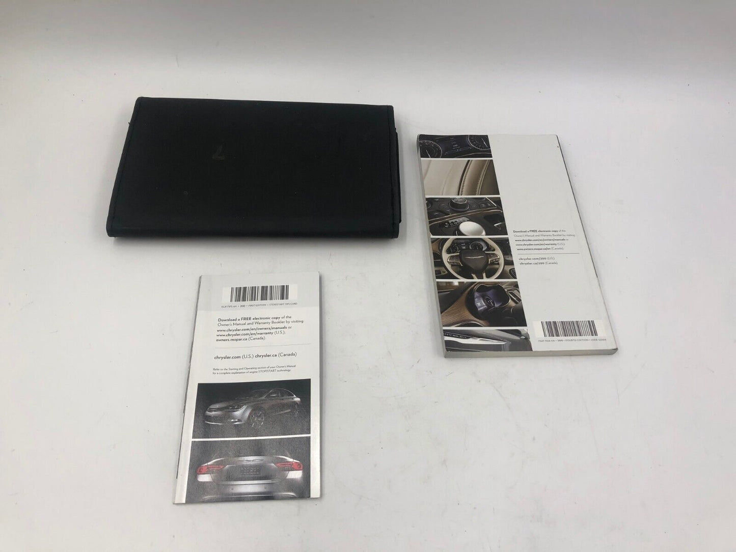 2015 Chrysler 200 Owners Manual Set with Case OEM F01B27048