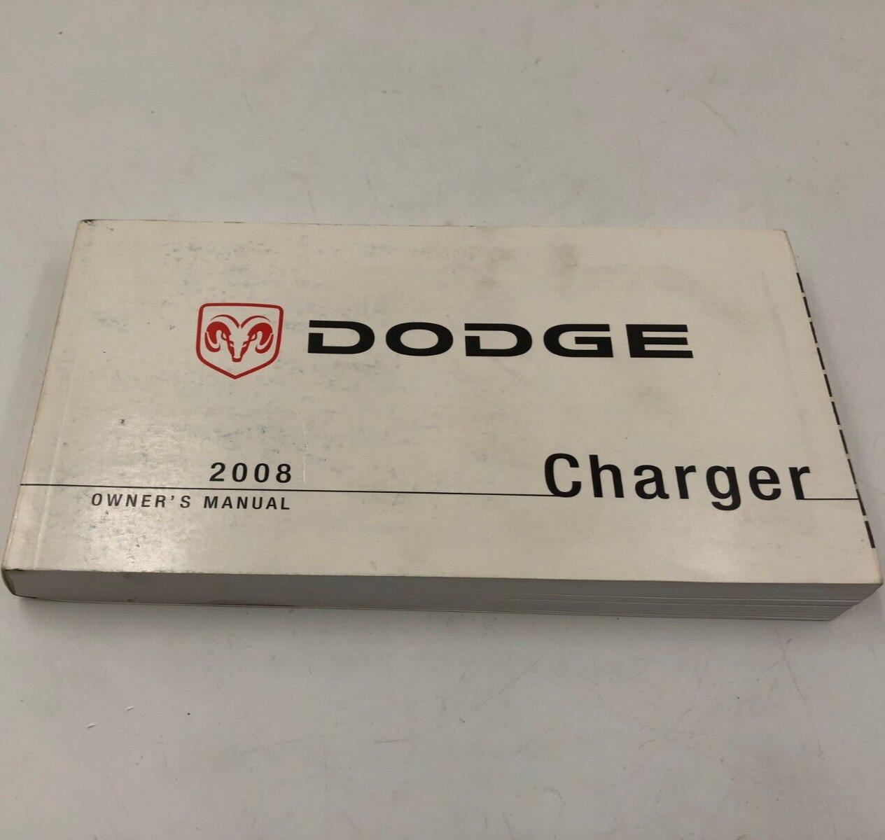 2008 Dodge Charger Owners Manual OEM C02B58005