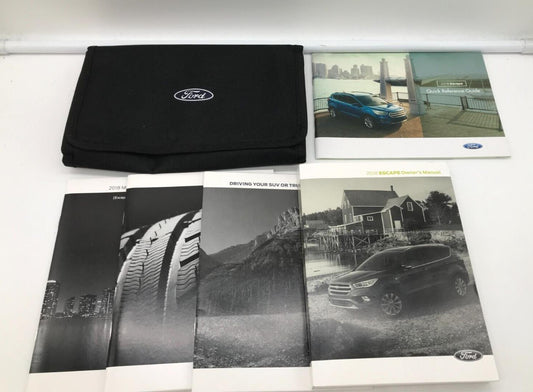 2018 Ford Escape Owners Manual Set with Case OEM E04B68002