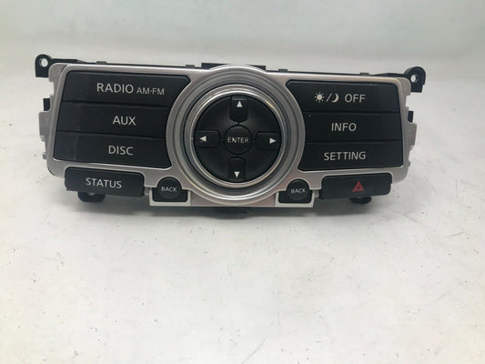 2008 Infiniti G35 Radio Control Unit Unit OEM D01B07006