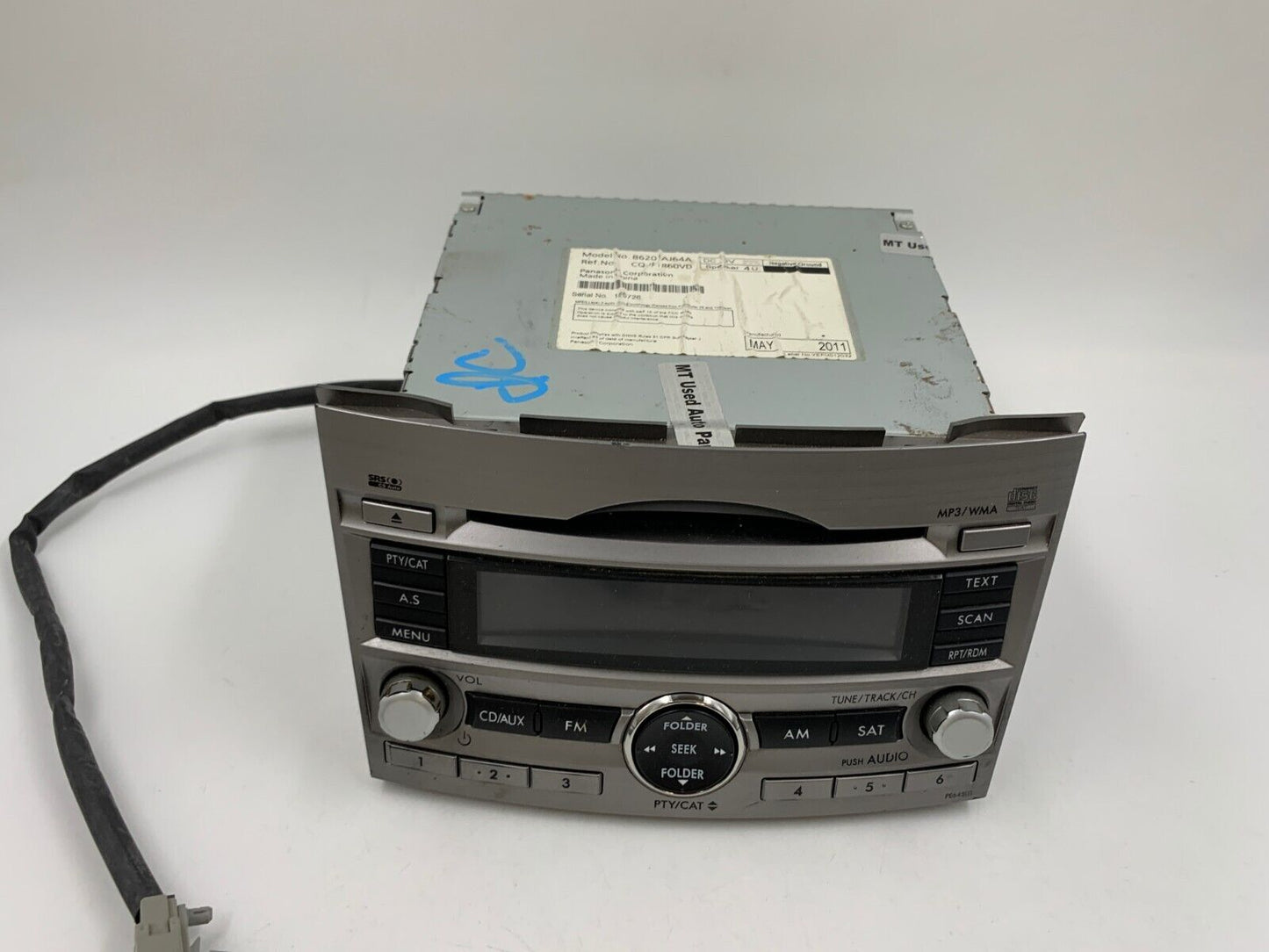 2010-2012 Subaru Legacy AM FM CD Player Radio Receiver OEM A01B26030