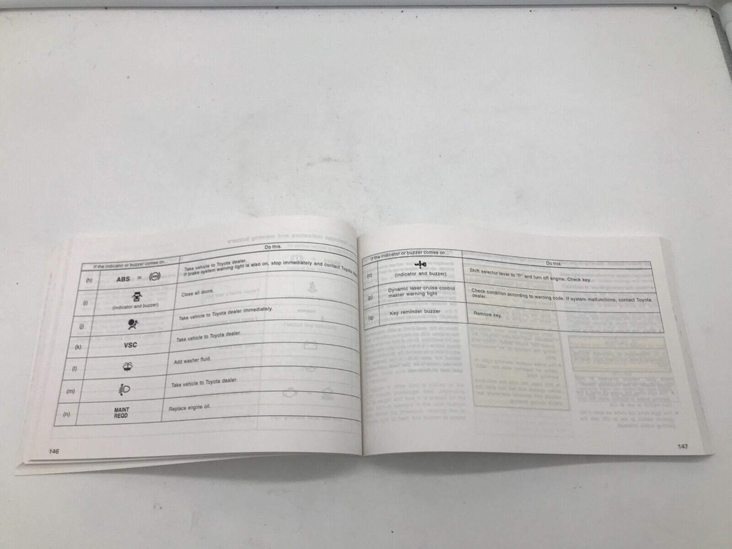 2005 Toyota Avalon Owners Manual Set OEM E04B10049