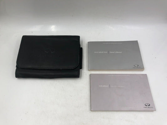 2015 Infiniti Q50 Owners Manual Handbook Set with Case OEM B02B20026