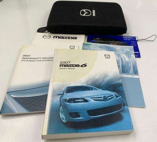 2007 Mazda 6 Owners Manual Set with Case OEM B04B40088