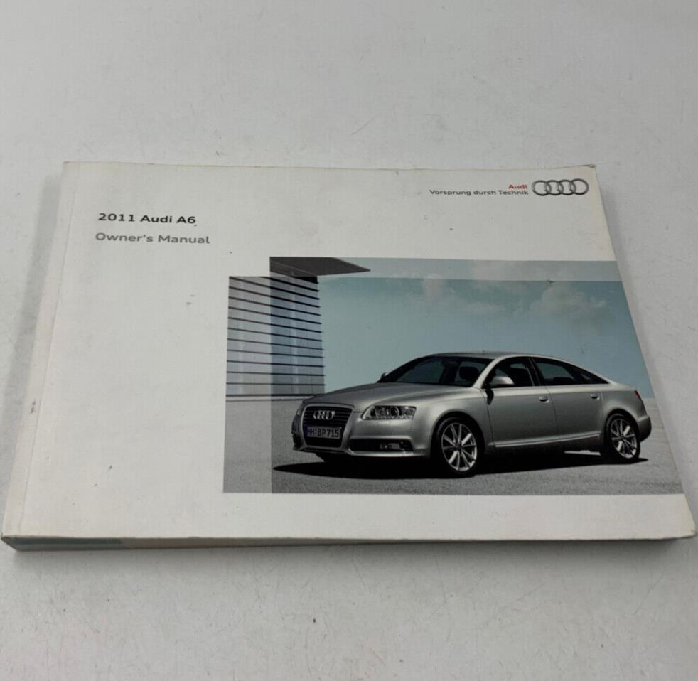 2013 Audi A6 Owners Manual Set OEM E04B03083