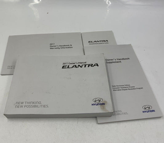 2017 Hyundai Elantra Owners Manual Set OEM F02B35083