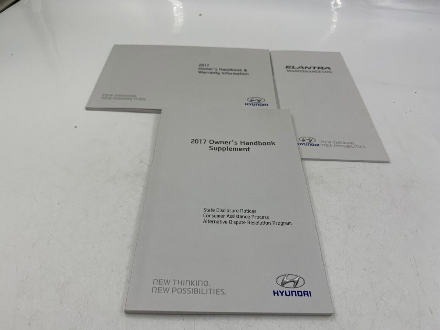 2017 Hyundai Elantra Owners Manual Set OEM F02B35083