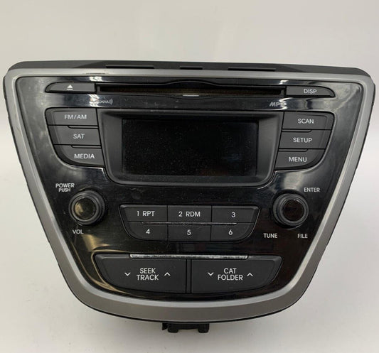 2014-2016 Hyundai Elantra AM FM CD Player Radio Receiver OEM B01B02040